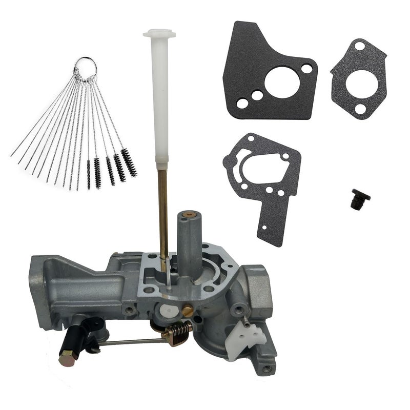 Dosens 498298 Carburetor Compatible for Briggs & Stratton 692784 495951 492611 490533 495426 130202 112202 112232 134202 137202 133212 135202 5HP Carb with Gasket & Cleaning Brushes - Image 1